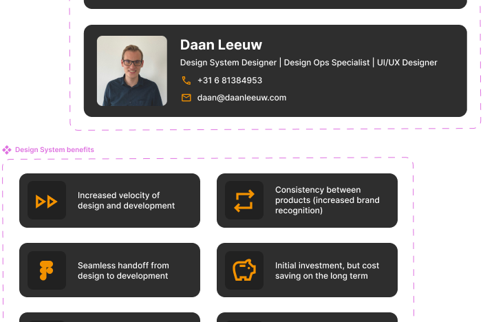 Daan Leeuw Design System Designer